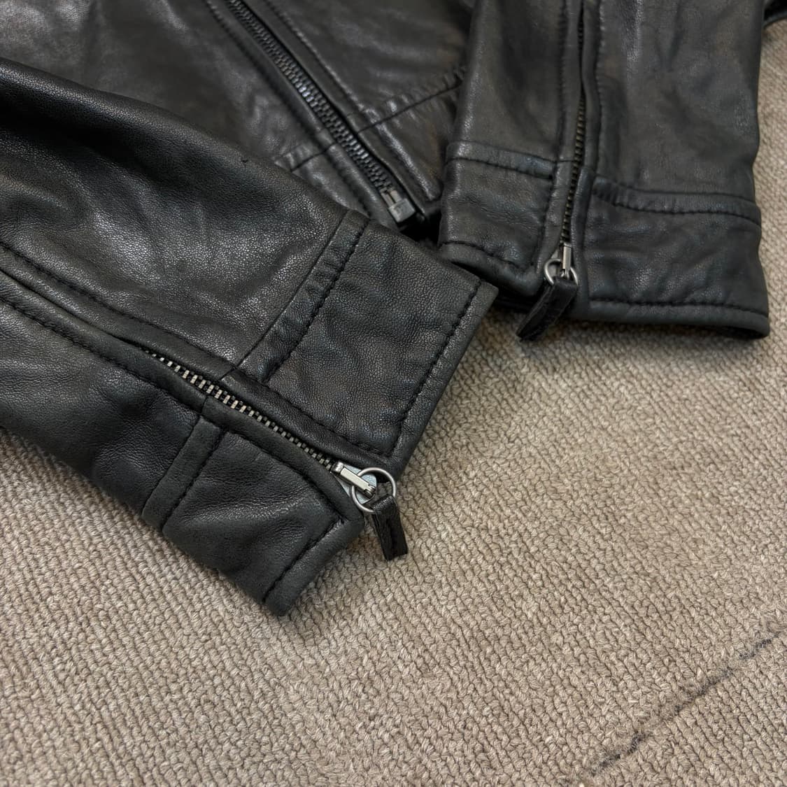 levis 리바이스 우먼스 레더 자켓 m 상품이미지4