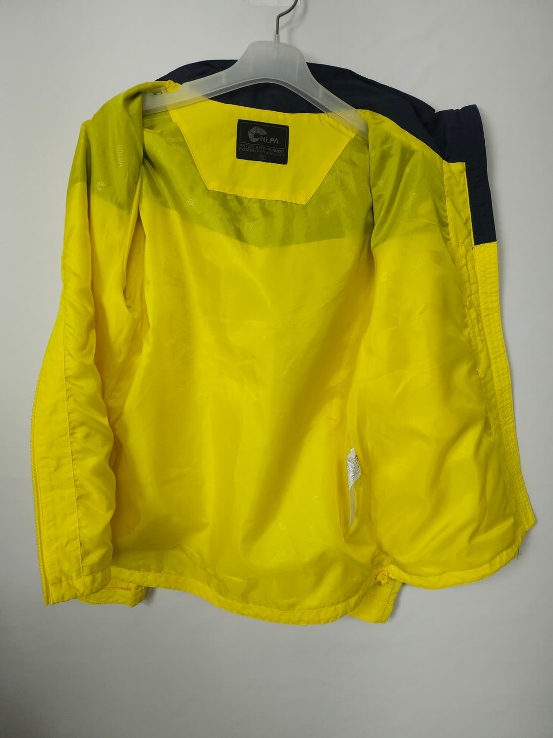 네파 여성 바람막이 점퍼 95 (M) 옐로우네이비 상품이미지9