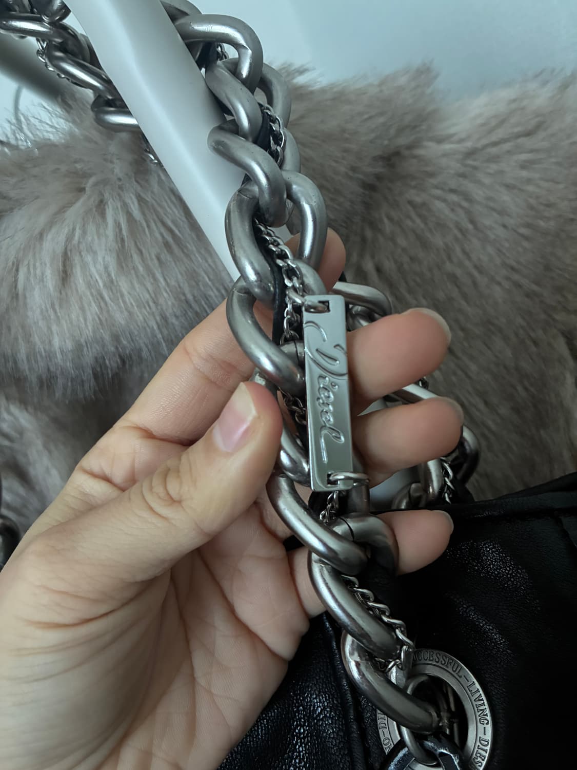 디젤 체인 숄더백 상품이미지2