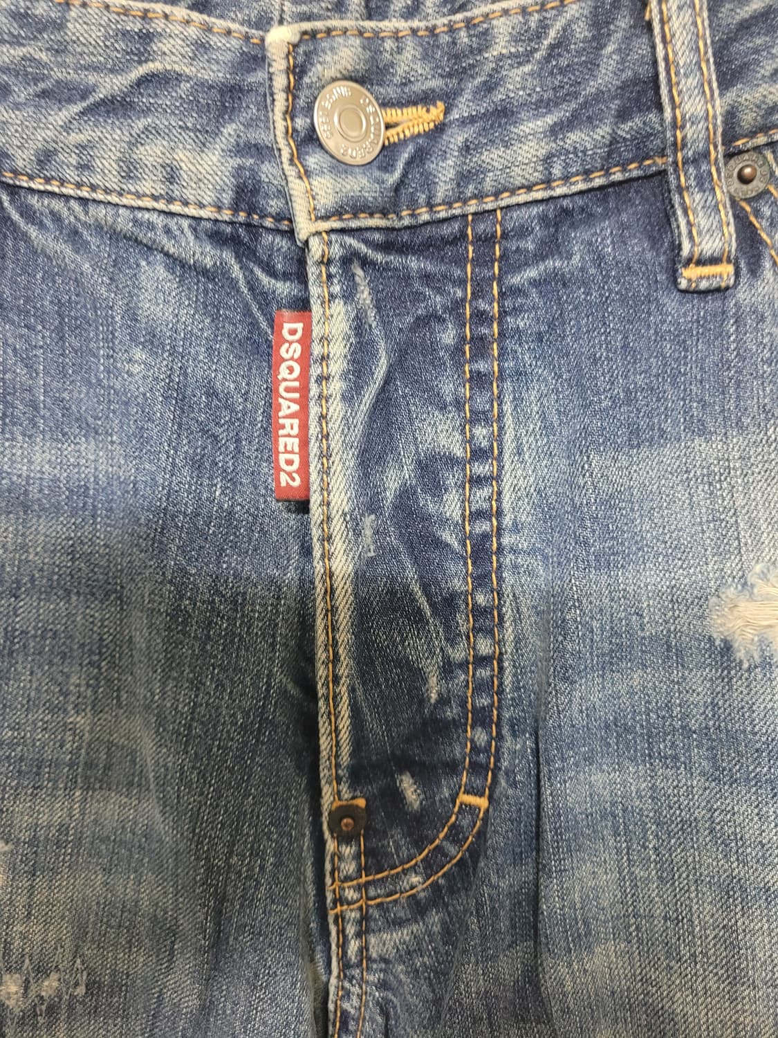 no.2  디스퀘어드2 워싱 데미지 청바지 50 상품이미지4