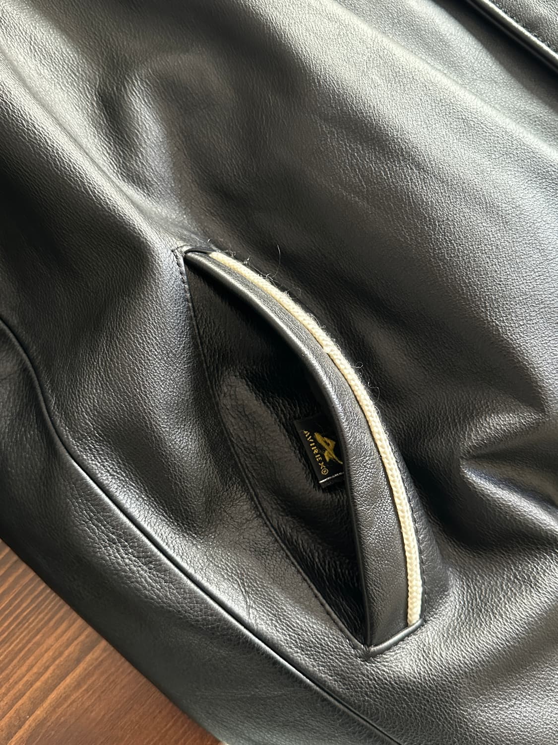 아비렉스 avirex nyc 레더 바시티 자켓 상품이미지4