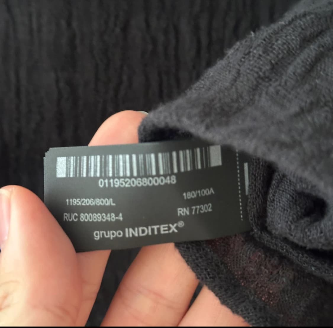 자라 셔츠 블랙 L 상품이미지2