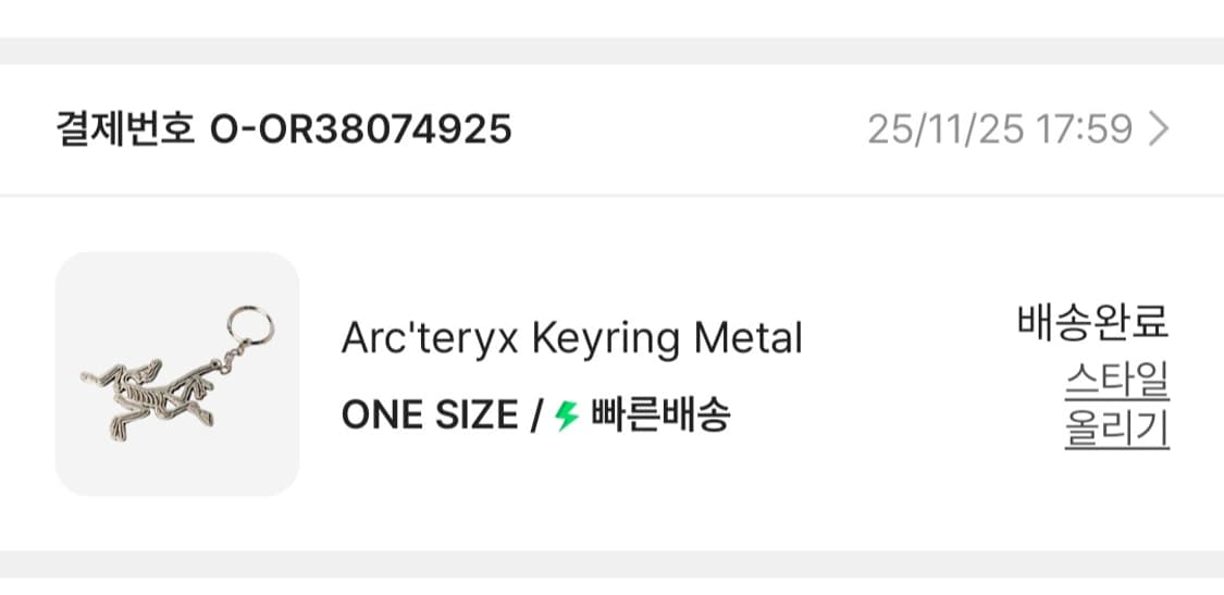 아크테릭스 키링 상품이미지2