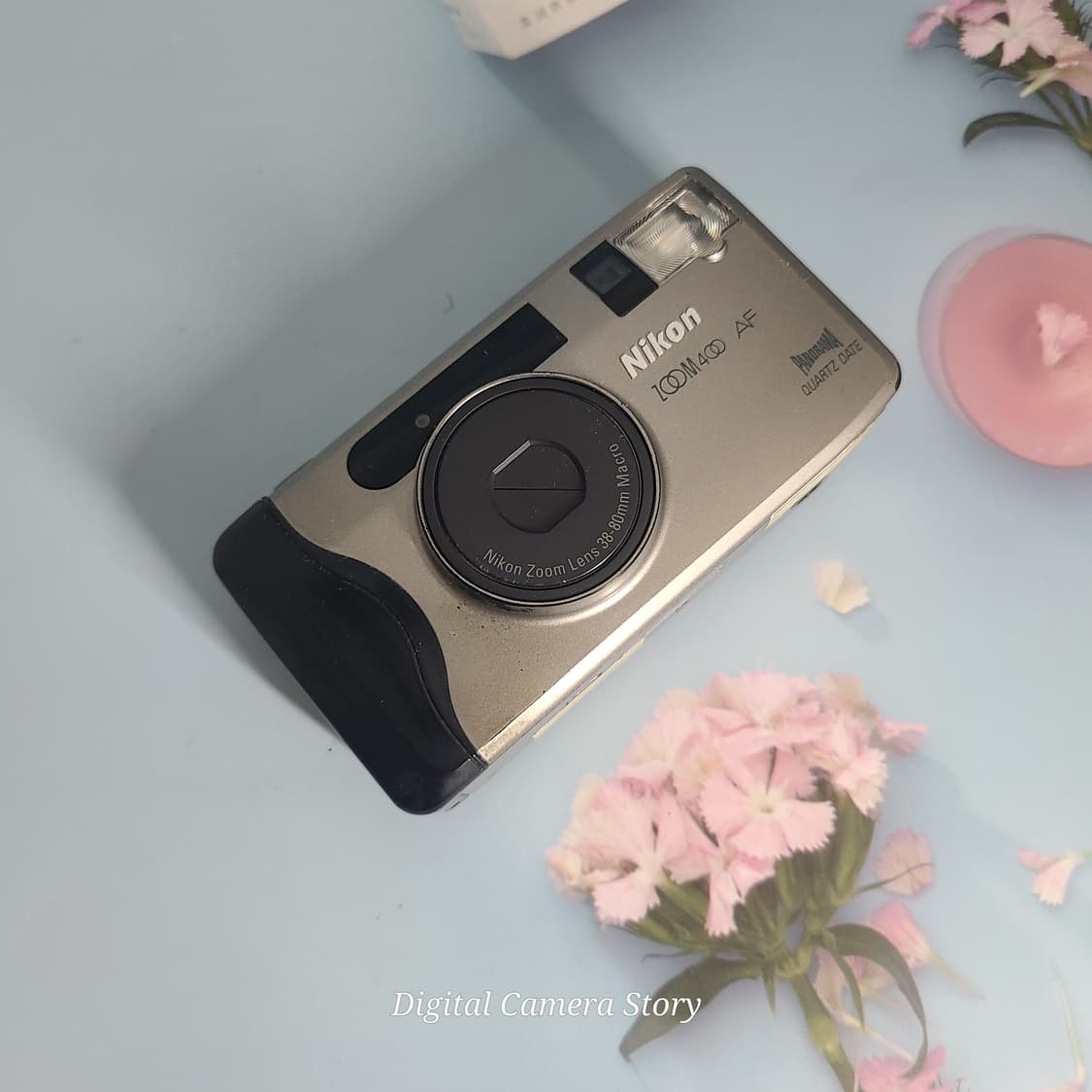 니콘 zoom 400AF 필름 카메라 (빈티지 카멜) 상품이미지6