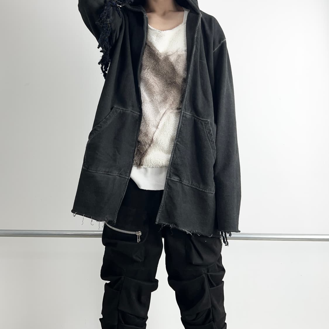 Lalua 락스타 리빙 리버시블 베스트 슬리브리스 상품이미지1