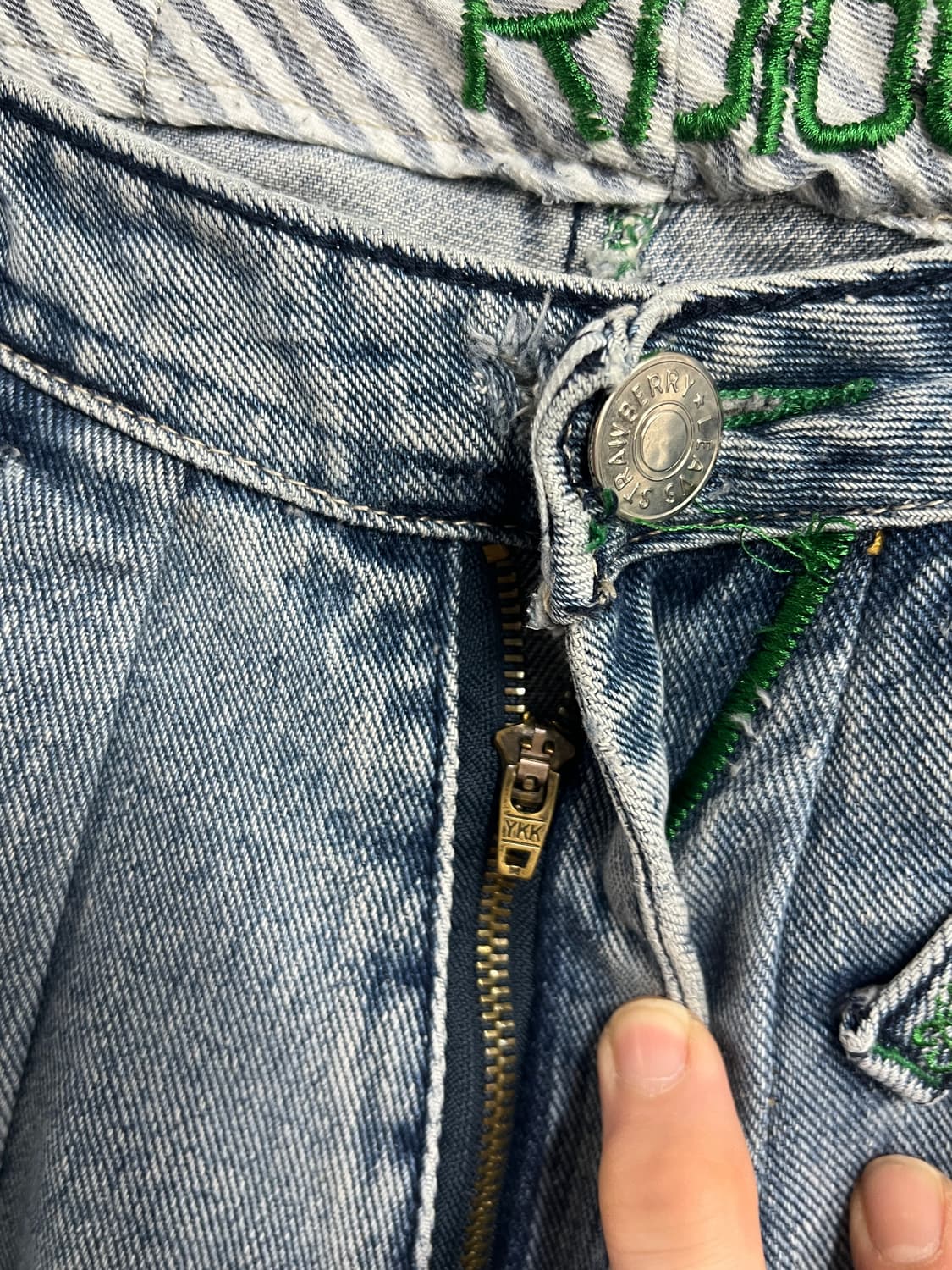 Akademiks 아카데믹 올드스쿨 와이드핏 힙합 데님 팬츠 상품이미지6