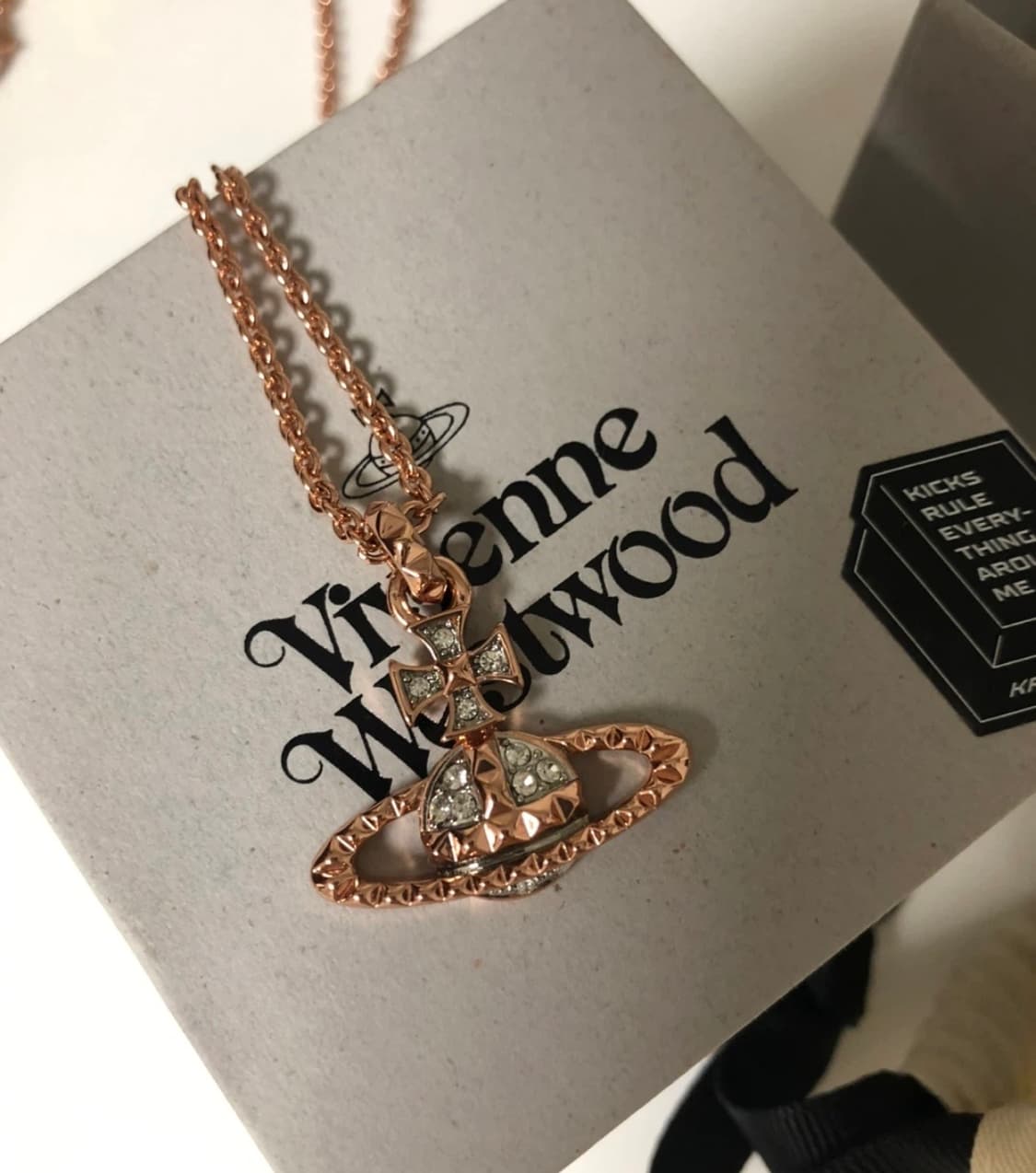 비비안웨스트우드 마이페어 로즈골드 목걸이 풀박스 상품이미지2