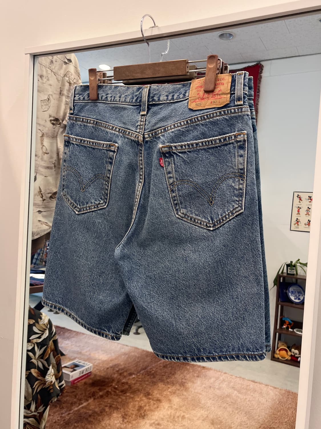 00s Levis 리바이스 505 데님 쇼츠 팬츠 (30-31inch) 상품이미지4