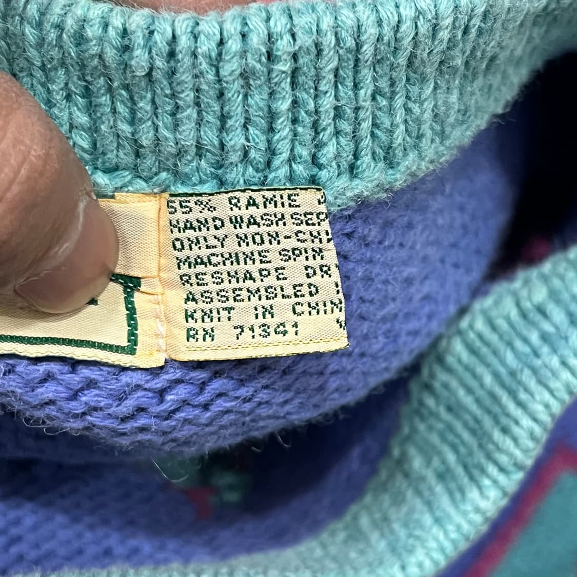  엘엘빈 지오메트릭 니트 y15407 상품이미지7