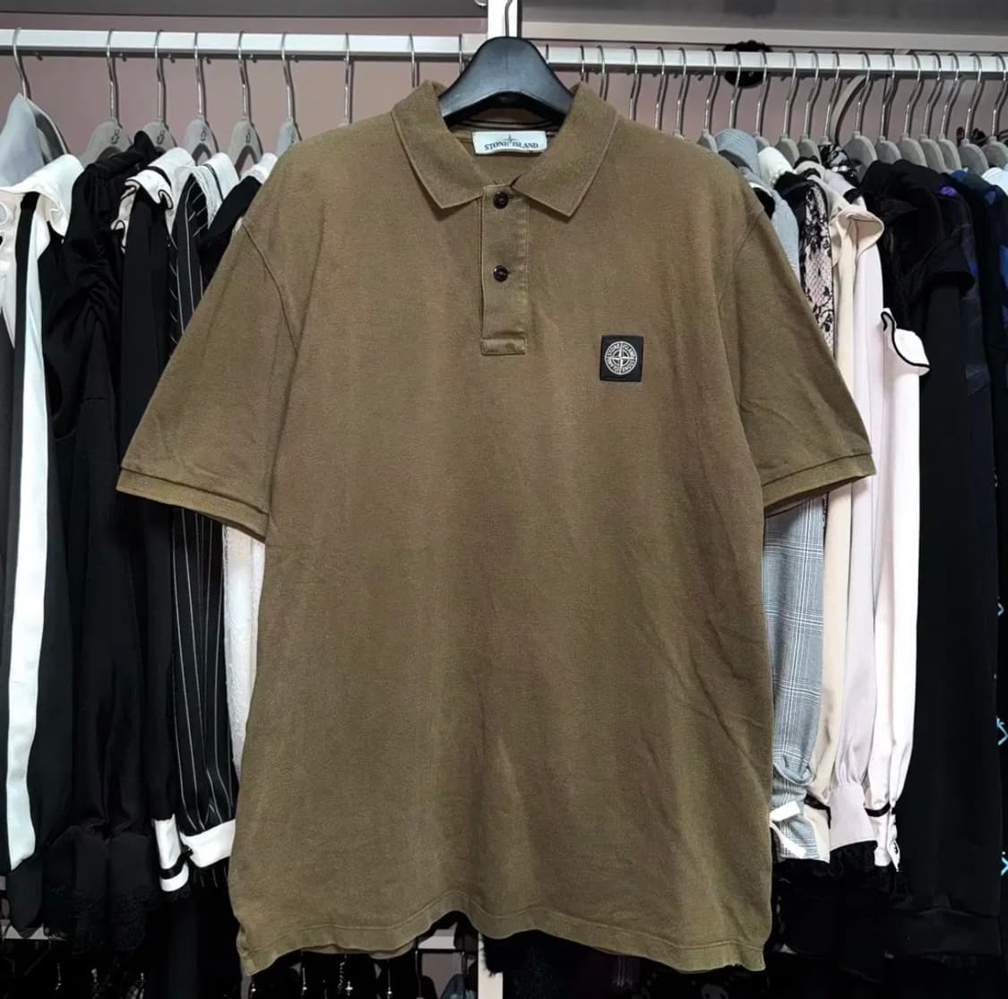 STONE ISLAND 스톤아일랜드 PK 카라 반팔 티셔츠 상품이미지1