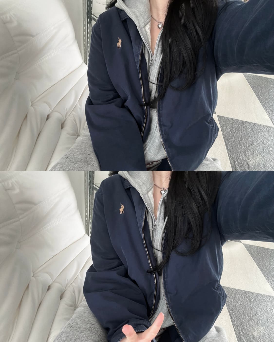 폴로 랄프로렌 네이비 블루종 점퍼  상품이미지9