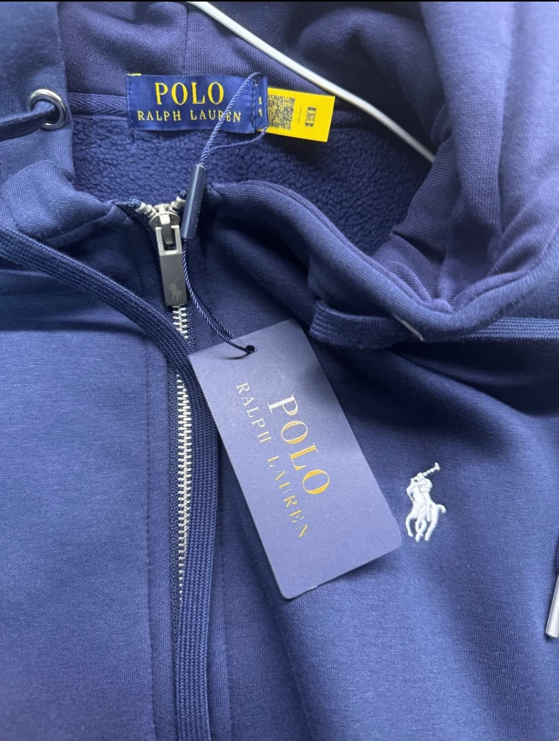 폴로 후드집업 네이비 XL 상품이미지1