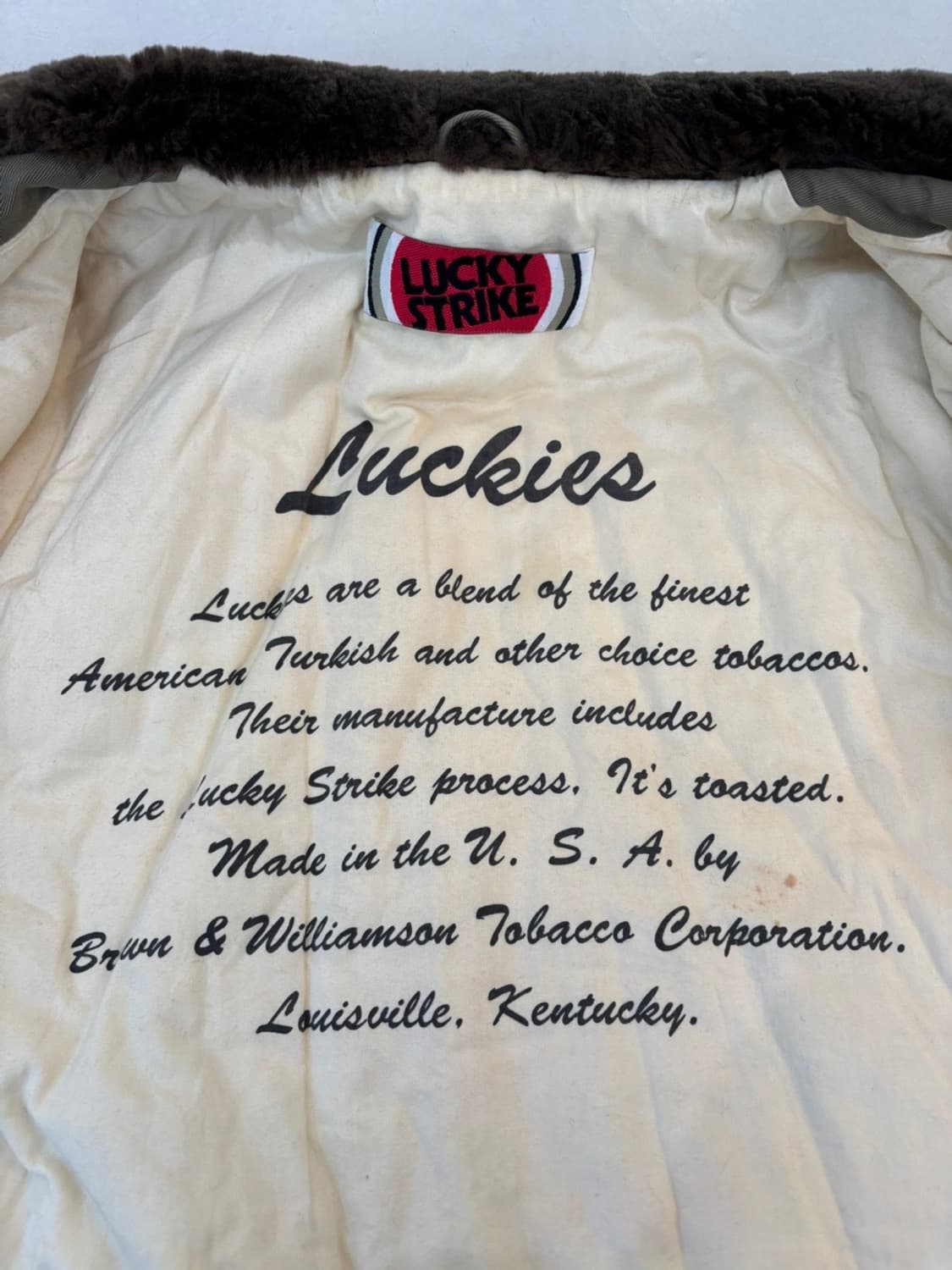 Vintage Lucky Strike Mustang Jacket 상품이미지8