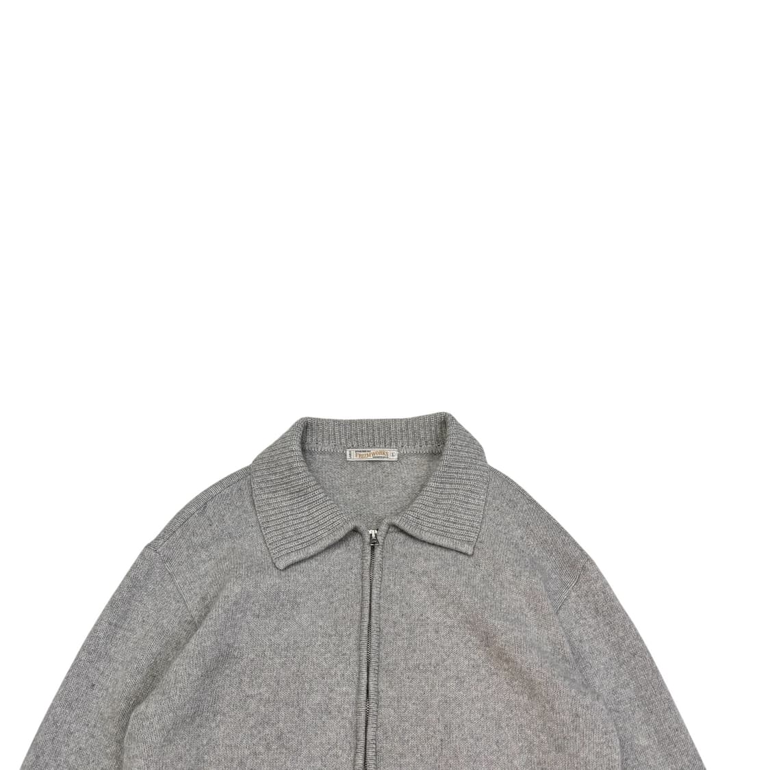 프리즘웍스 울 칼라 집업 가디건 상품이미지2