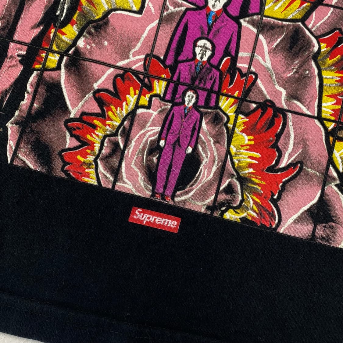 슈프림 19s/s 길버트 앤 죠지 빅로고 하프 티 (98) 상품이미지2