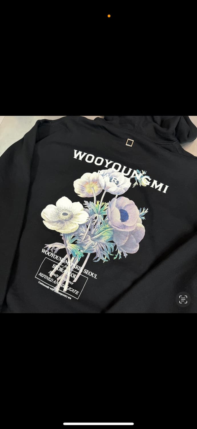 [리오브전포점] 우영미 플라워 백로고 후드 상품이미지3
