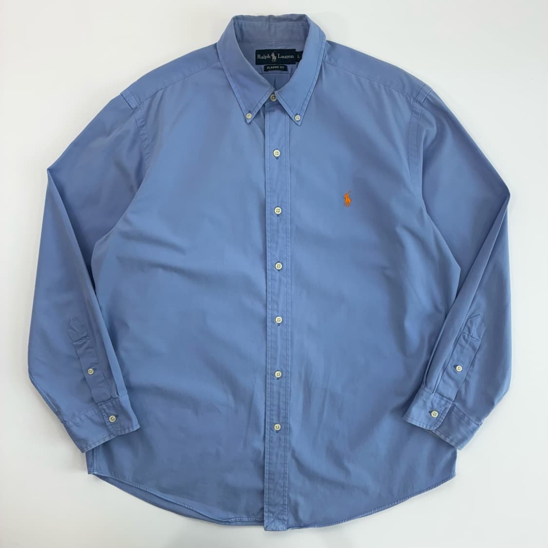 Polo  폴로 랄프로렌 자수 코튼 소라 셔츠 상품이미지1