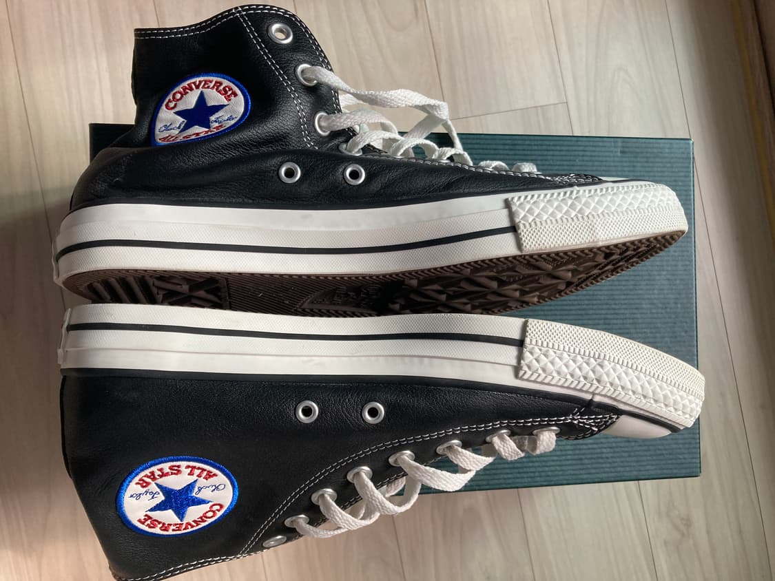 컨버스 척 70 레더 하이 검정색 260mm 상품이미지5