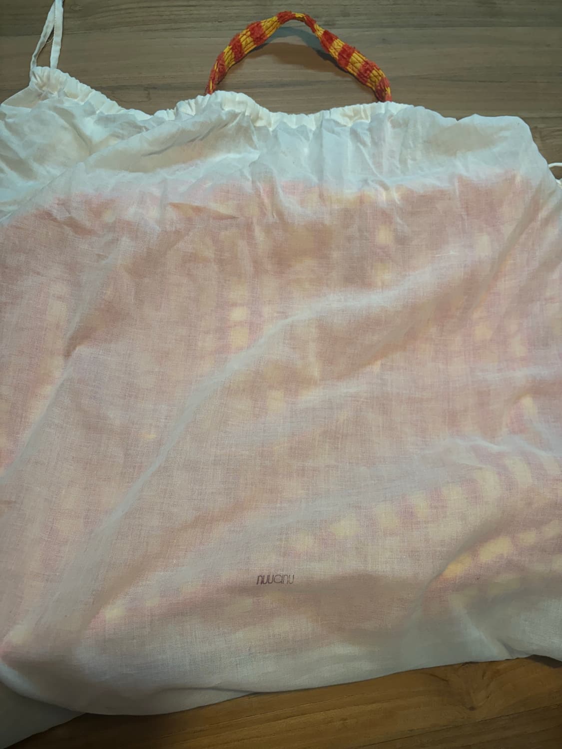 누아누 체크퀄팅 토트백 상품이미지3