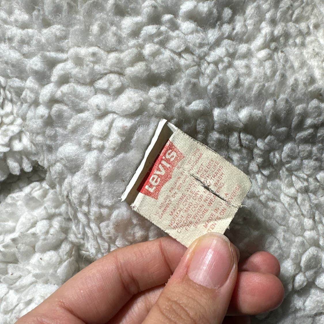 80s USA 리바이스 쉐르파 데님 트럭커 자켓 상품이미지5