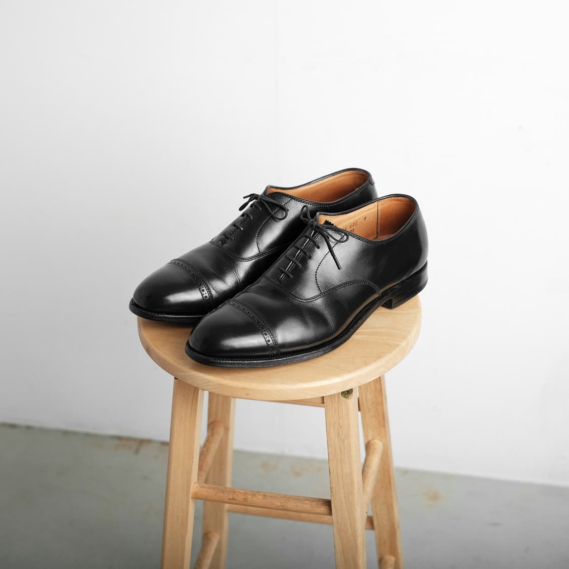 알든 901 10.5D(285사이즈) 블랙 카프 스트레이트팁 옥스포드 상품이미지4