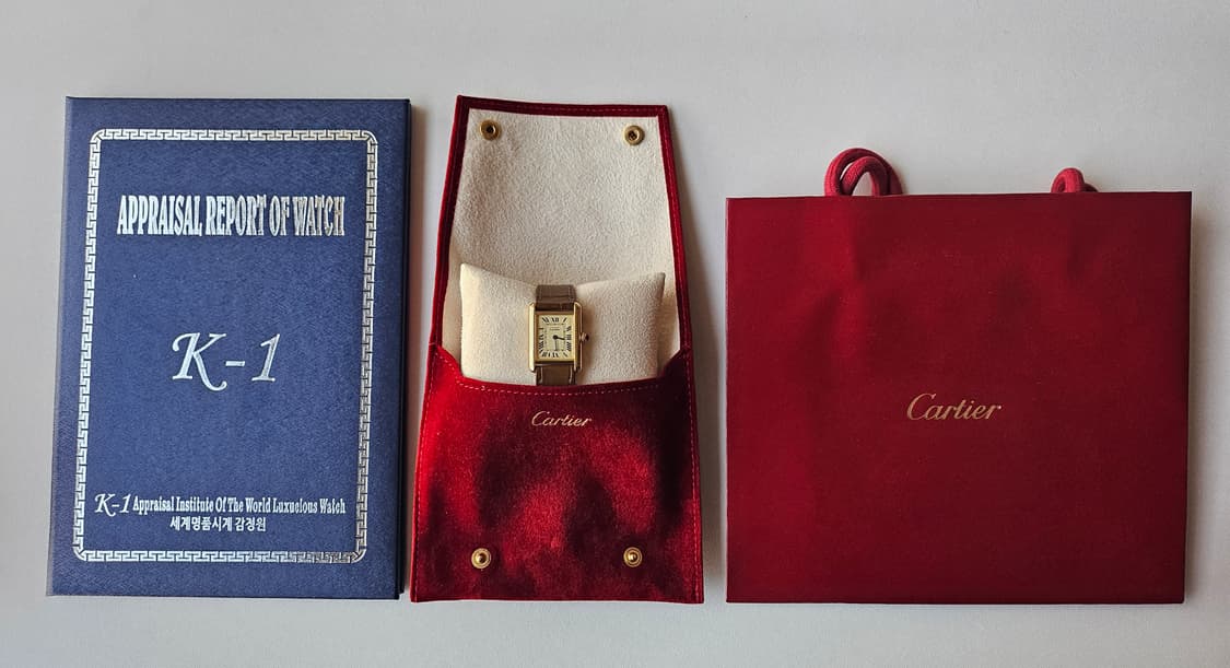 까르띠에 빈티지 탱크머스트 스몰 쿼츠 상품이미지8