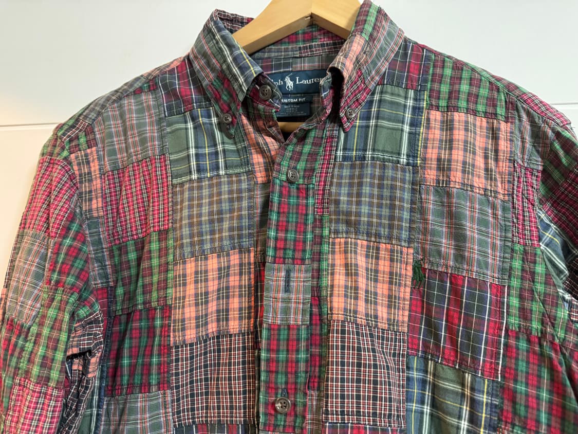 폴로 패치워크 셔츠 M 상품이미지2