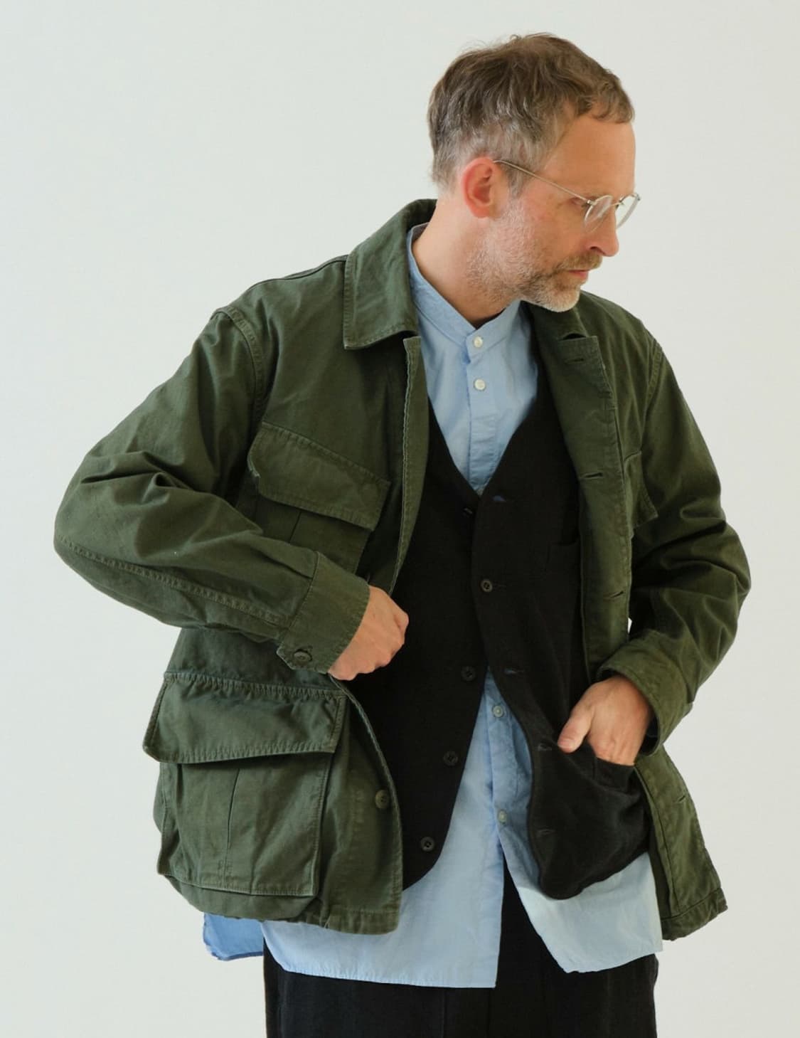 (S) 사쥬드크레 퍼티그자켓 상품이미지3