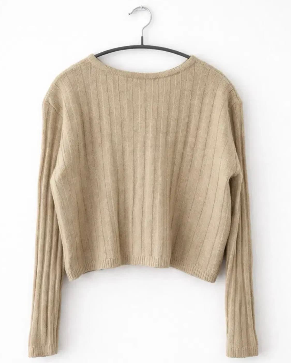 도매택 슬로우비 니트 가디건 지그재그 상품이미지2