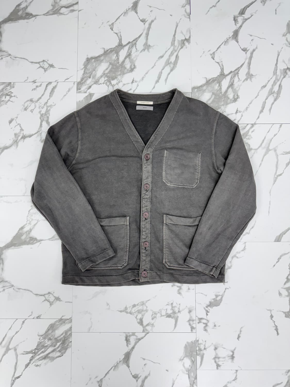 비이커 가먼트다잉 코튼 가디건 상품이미지1