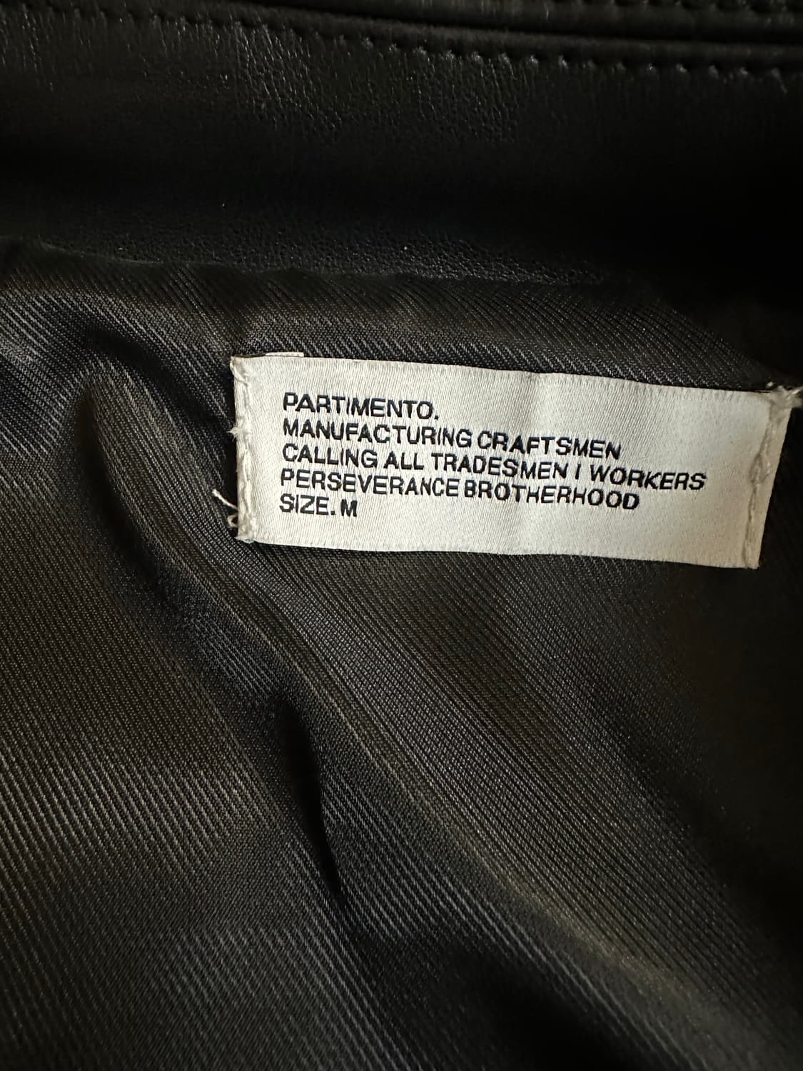 파르티멘토 레더자켓 상품이미지2