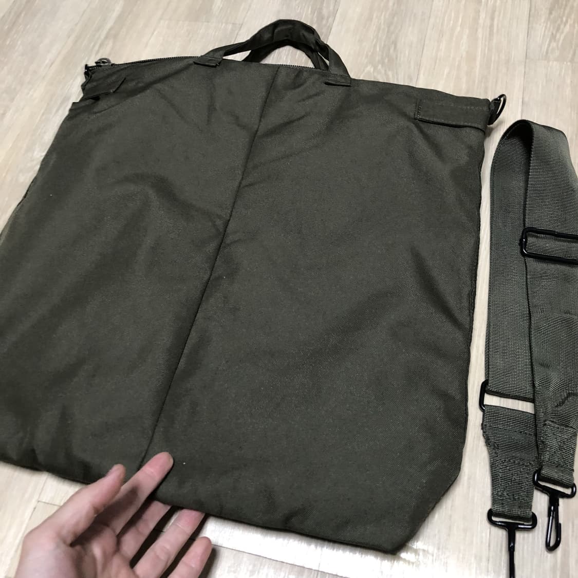 (ONE SIZE) YMCL KY 헬멧백 올리브 Helmet Bag 상품이미지7