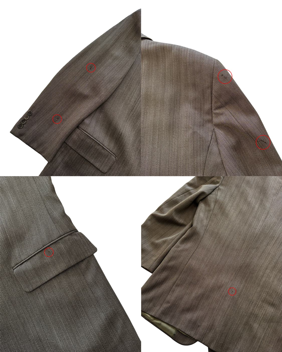 발렌티노 우모 초기 90s 헤링본 수트 셋업 상품이미지9