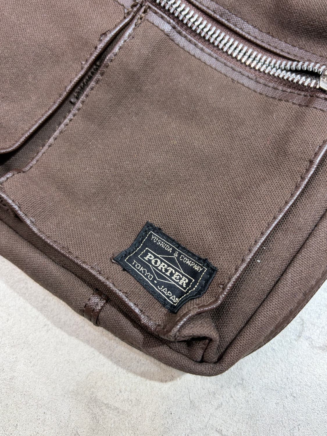 요시다 포터 브라운 숄더백 크로스백 상품이미지2