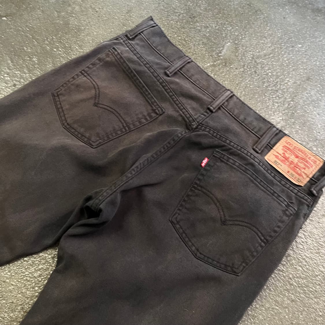 00s Levis517 브라운 데님 부츠컷 (36“) 상품이미지4
