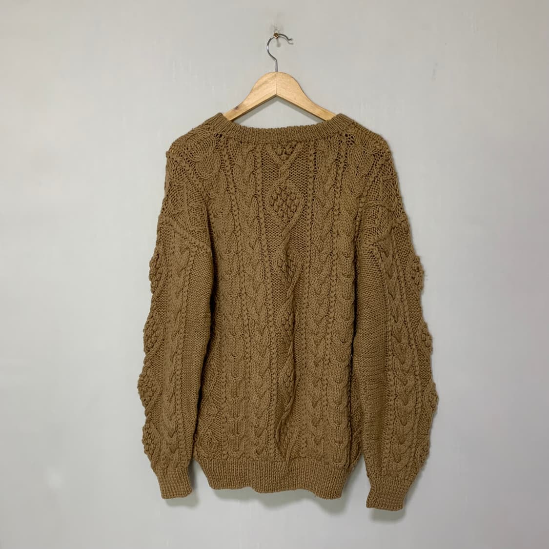 jpn 일본 빈티지 케이블 니트 스웨터 남성 L 남녀공용 상품이미지5
