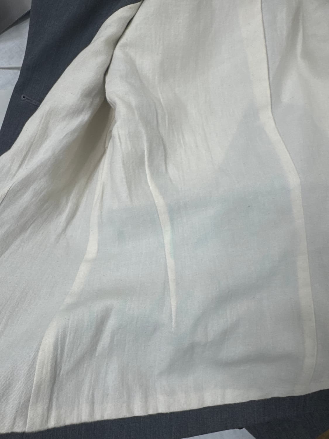 할로미늄 투 버튼 자켓 s 그레이 상품이미지5