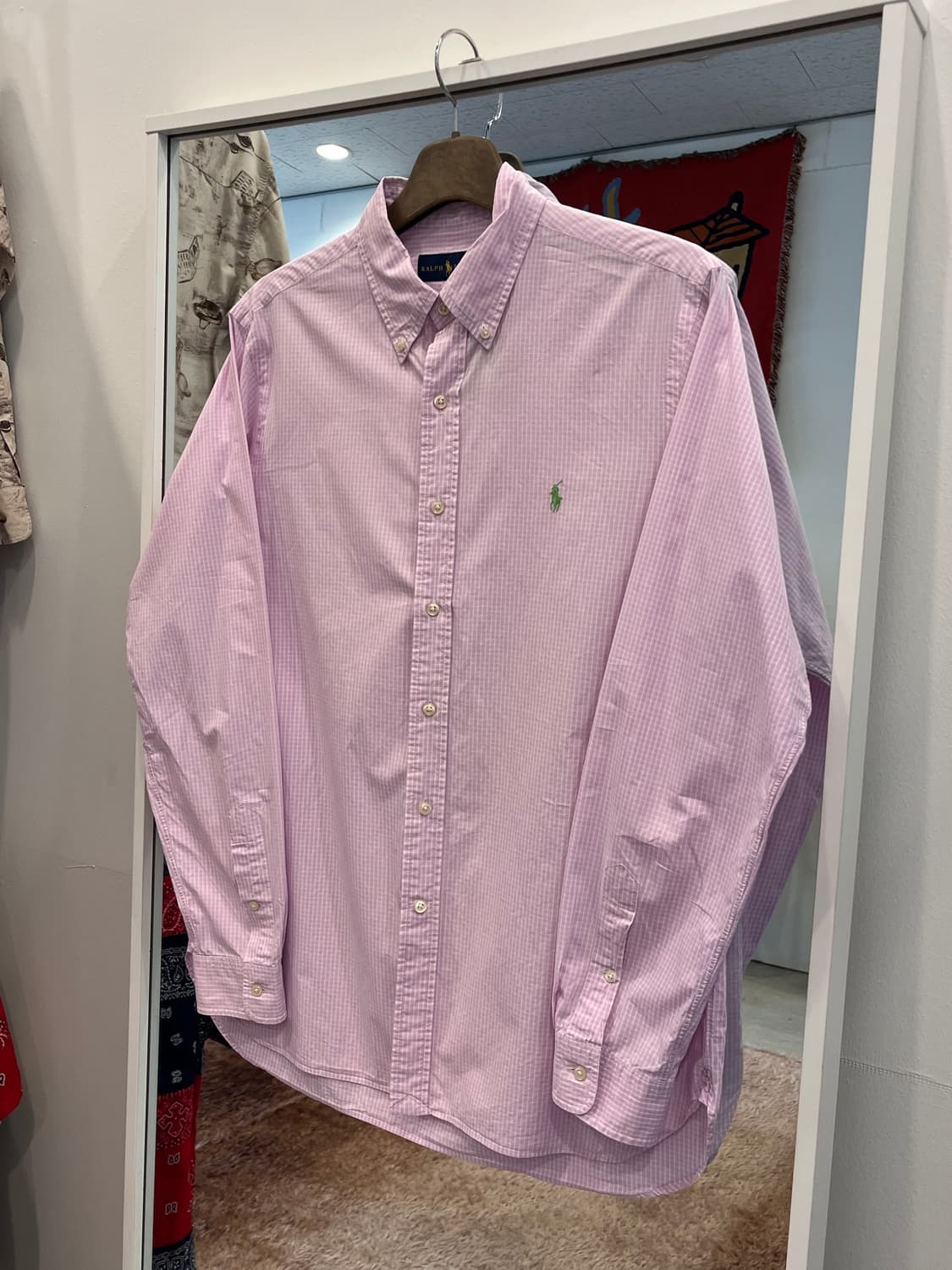 Polo ralph lauren 폴로 랄프로렌 깅엄 체크 셔츠 상품이미지1