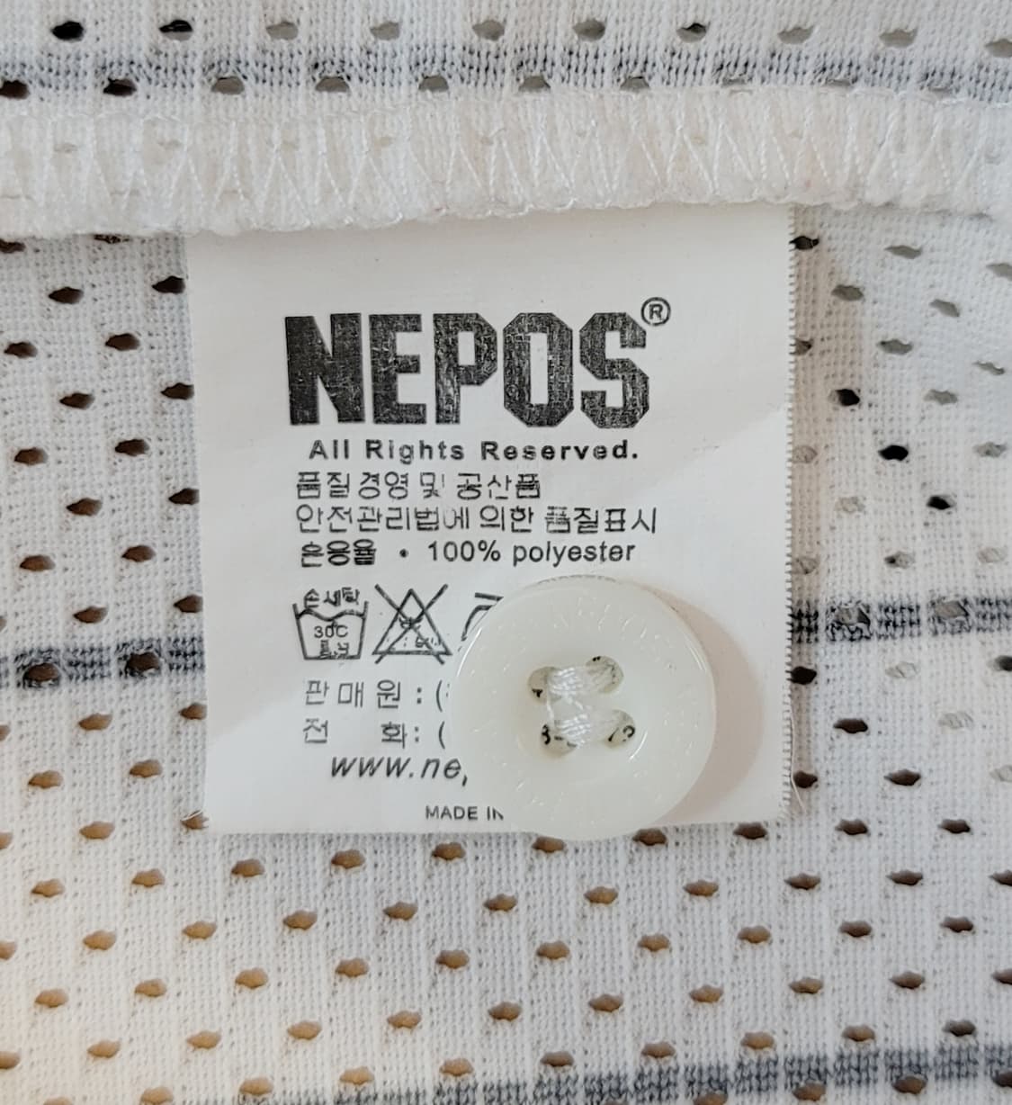 [95~슬림100] 네포스(NEPOS) 롯데자이언츠 올드 홈 유니폼 판매 상품이미지8