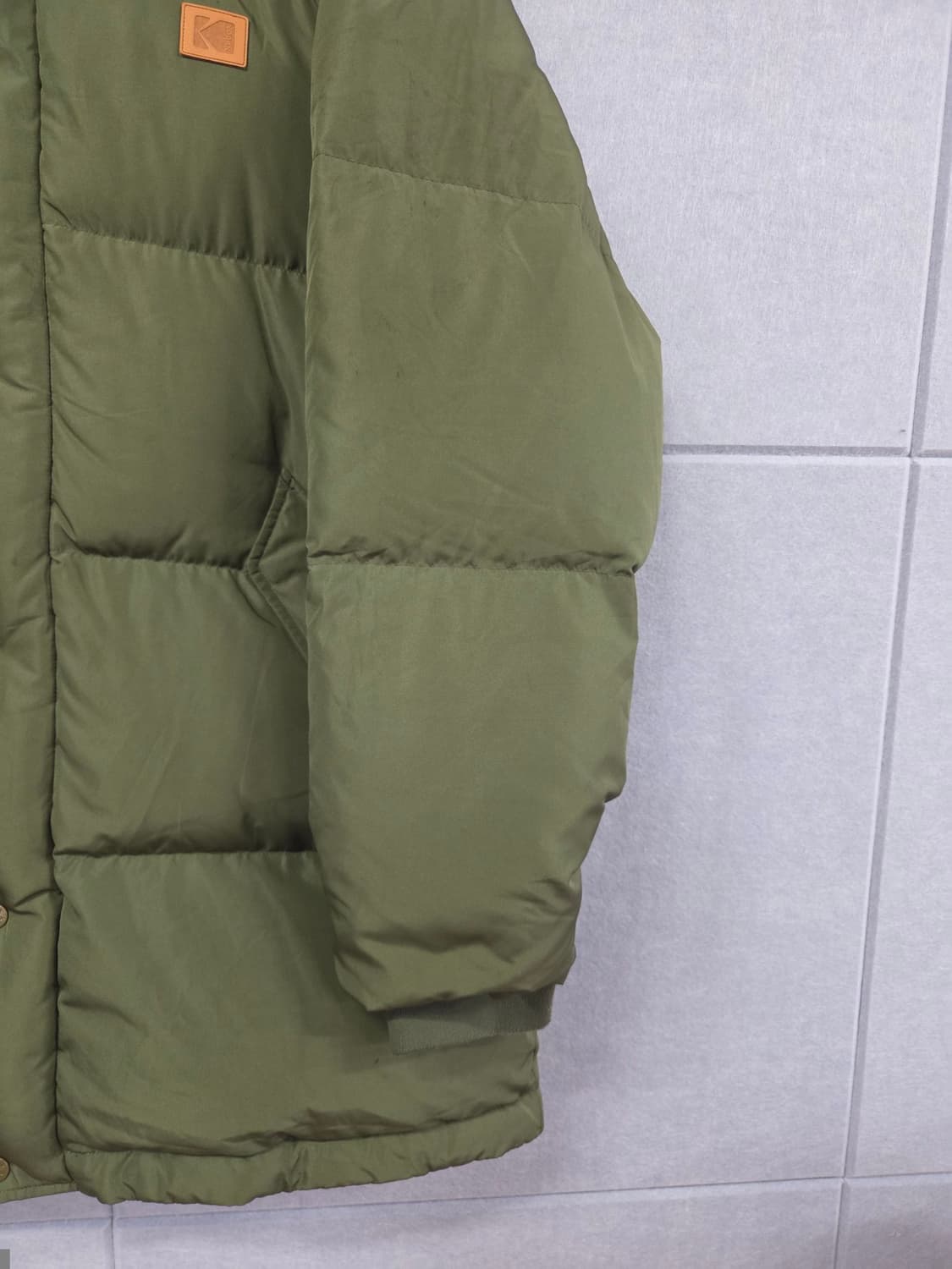 KODAK 코닥 브라우니 덕다운 자켓 카키 상품이미지4