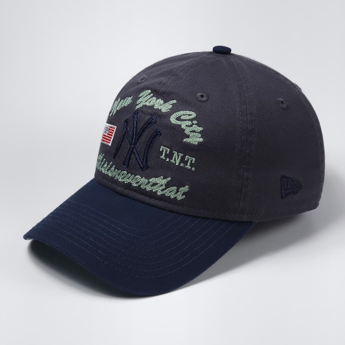뉴에라 X 디스이즈네버댓 뉴욕 양키스 투톤 볼캡 모자 상품이미지2