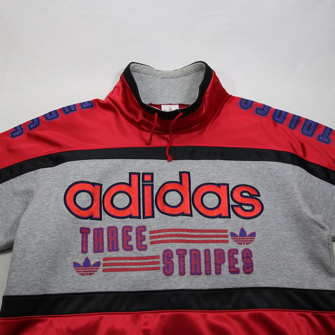 (착용컷) 90's 아디다스 올드스쿨 하이넥 스웻 셔츠 (남성용 98) 상품이미지4