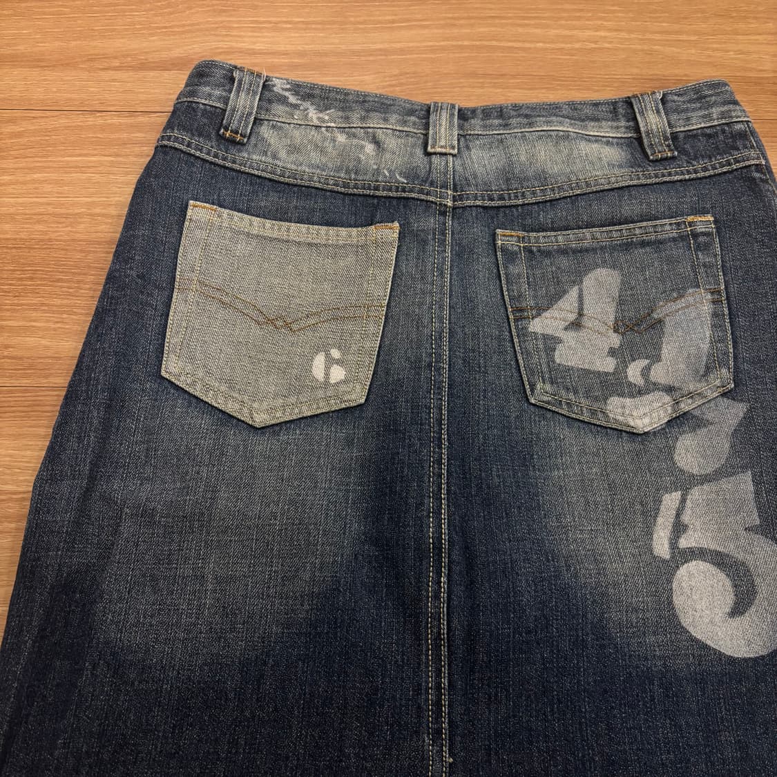 koko 빈티지 워싱 스커트 상품이미지8