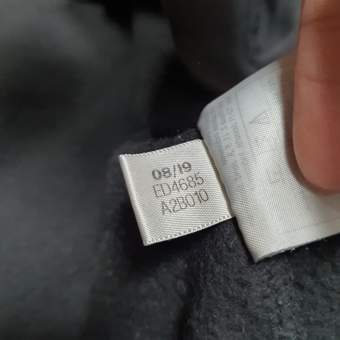 ✨ (바배) 아디다스 빅로고 블랙 맨투맨  상품이미지5