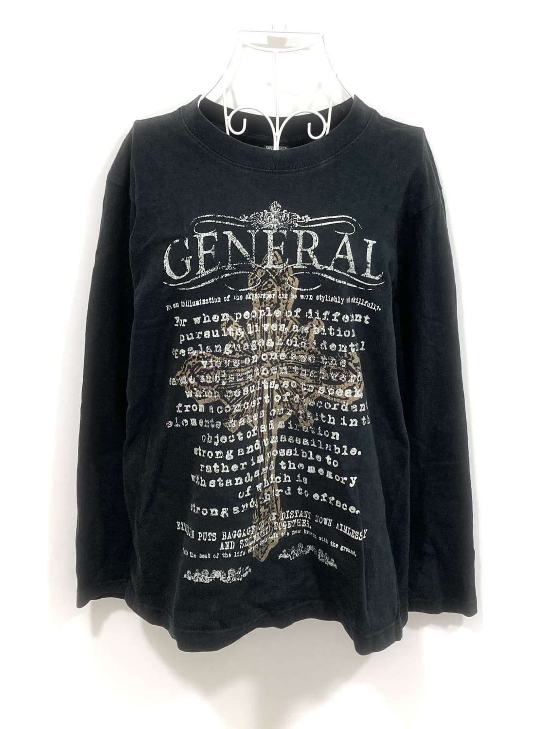 black lettering long sleeve 상품이미지1