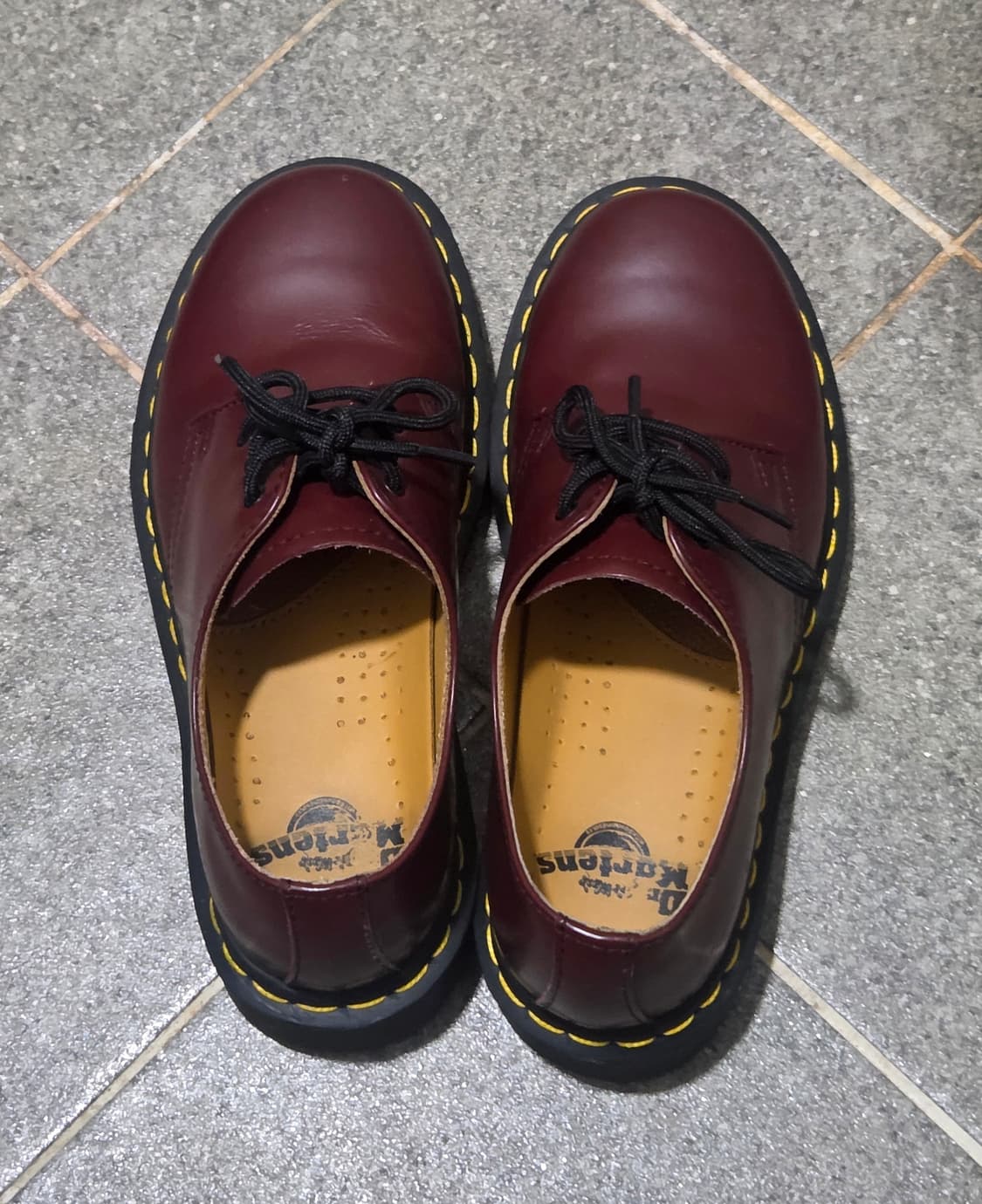 UK3 220 닥터마틴 3홀 1461 스무스 체리레드 상품이미지2