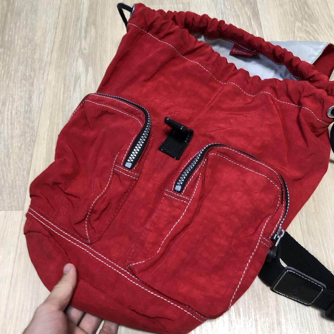 (ONE SIZE) 키플링 KIPLING 미니 백팩 레드 가방 상품이미지7