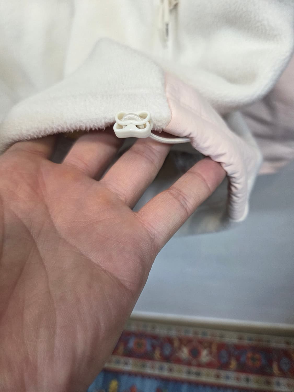 뉴발란스 배색 아노락 우븐 플리스자켓 L 상품이미지6