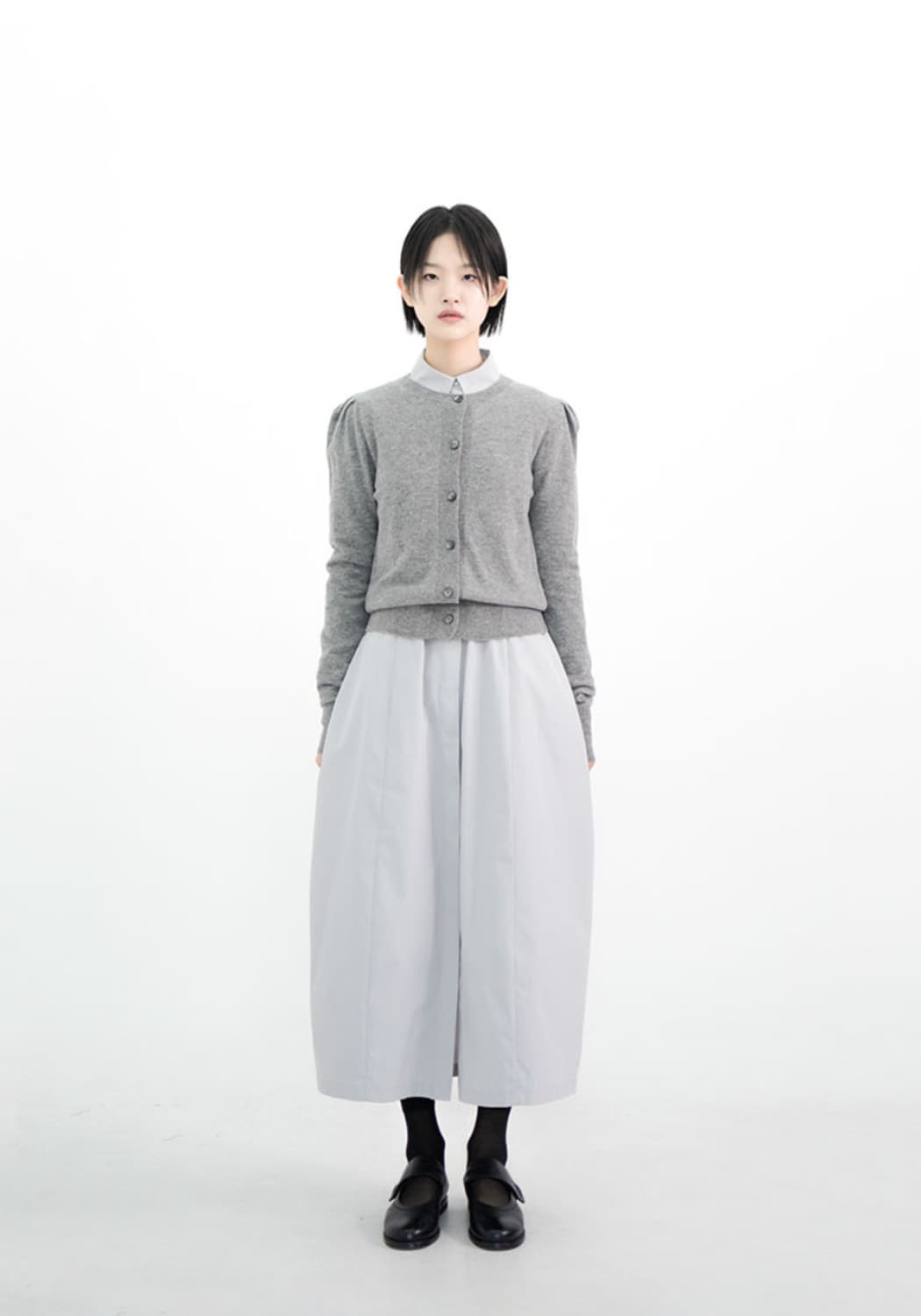 유노이아 베이직 퍼프 가디건 상품이미지4