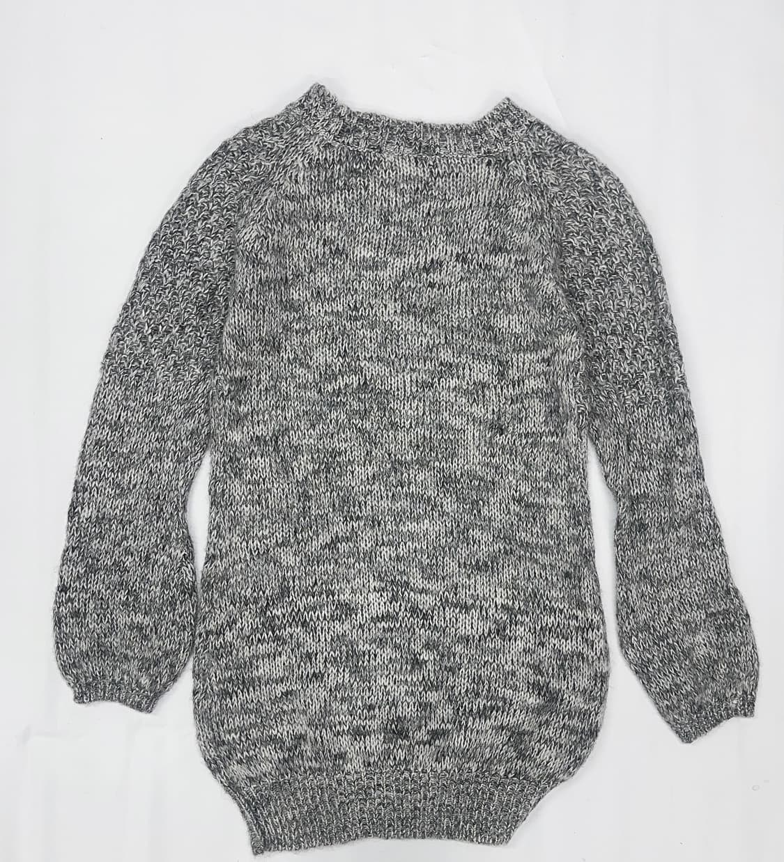 🤍슈슈룬 쇼콜라깔 도트 롱 니트 코디세트🤍 레이어드 그런지 러블리 상품이미지2